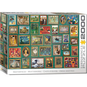 PUZZLE EUROGRAPHICS : CHEFS D'OEUVRE - 2000 PIECES