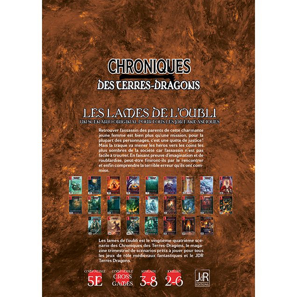 CHRONIQUES DES TERRES DRAGONS – N°21 – Les lames de l’oubli