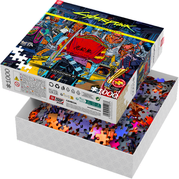 PUZZLE GOOD LOOT GAMING : CYBERPUNK 2077 KICKDOWN - 1000 PIECES