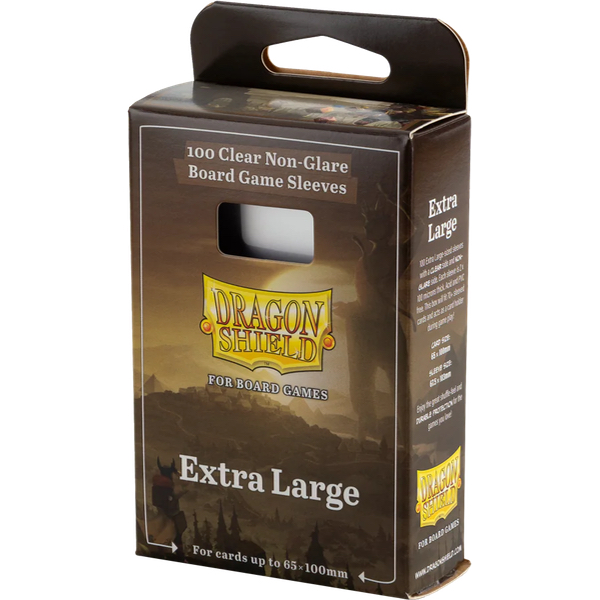 DRAGON SHIELD SLEEVES FOR BOARD GAME - EXTRA LARGE - 65 x 100 mm