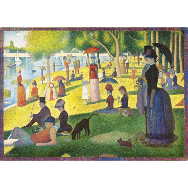 PUZZLE EUROGRAPHICS CONNECTING : UN DIMANCHE APRES MIDI A L ILE DE LA GRANDE JATTE - 104 PIECES – Image 2