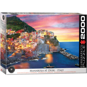 PUZZLE EUROGRAPHICS : COUCHER DE SOLEIL A MANAROLA - 2000 PIECES