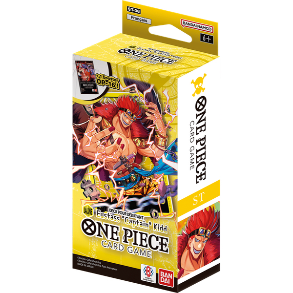 ONE PIECE - DECK DÉBUTANT ST-36 - EUSTASS CAPTAIN KIDD