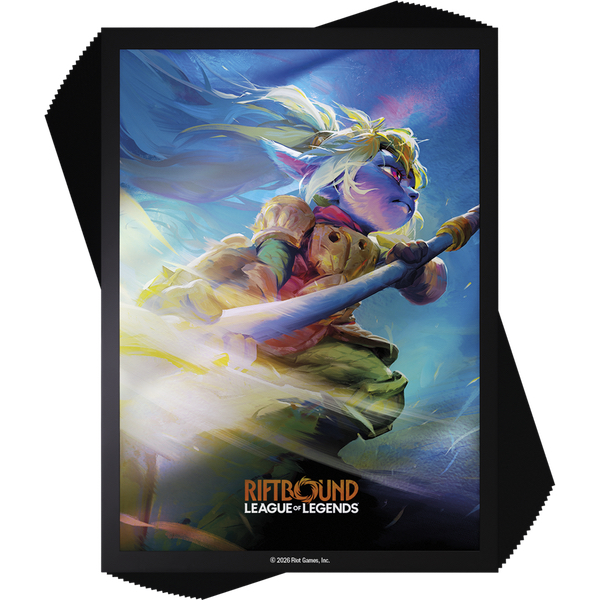 SLEEVES - RIFTBOUND - LEAGUE OF LEGENDS - UNLEASHED - POPPY (100)