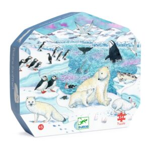 PUZZLE DJECO SILHOUETTE : DOUCEUR POLAIRE - 54 PIECES