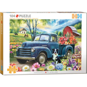 PUZZLE EUROGRAPHICS CONNECTING : FERME DE FLEURS - 104 PIECES
