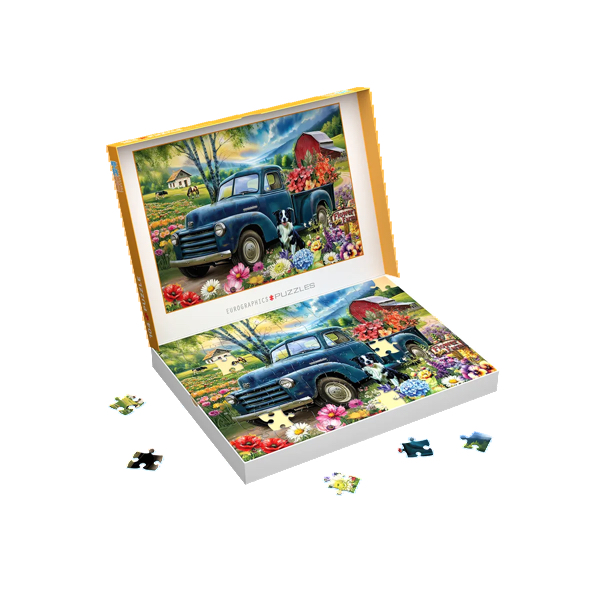 PUZZLE EUROGRAPHICS CONNECTING : FERME DE FLEURS - 104 PIECES – Image 3