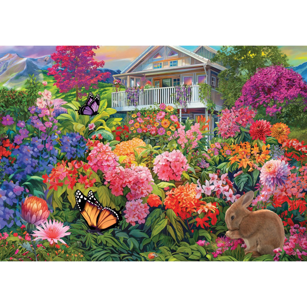 PUZZLE EUROGRAPHICS CONNECTING : JARDIN DES LAPINS - 104 PIECES – Image 2