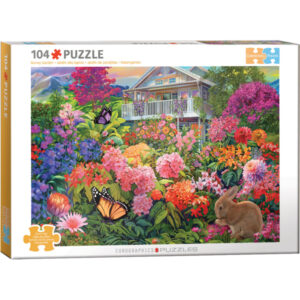 PUZZLE EUROGRAPHICS CONNECTING : JARDIN DES LAPINS - 104 PIECES
