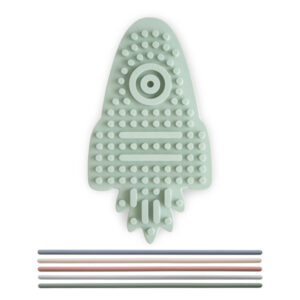 JOUET SENSORIEL SILICONE FUSEE - MUSHIE