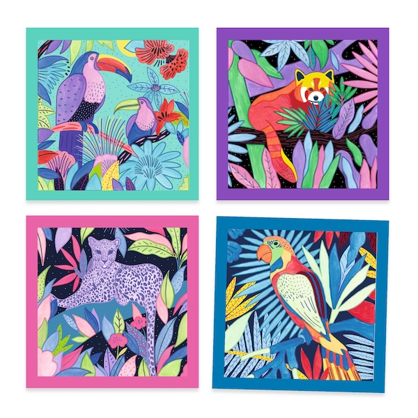 POCHETTE CARTES A PEINDRE SELVA - DJECO – Image 2