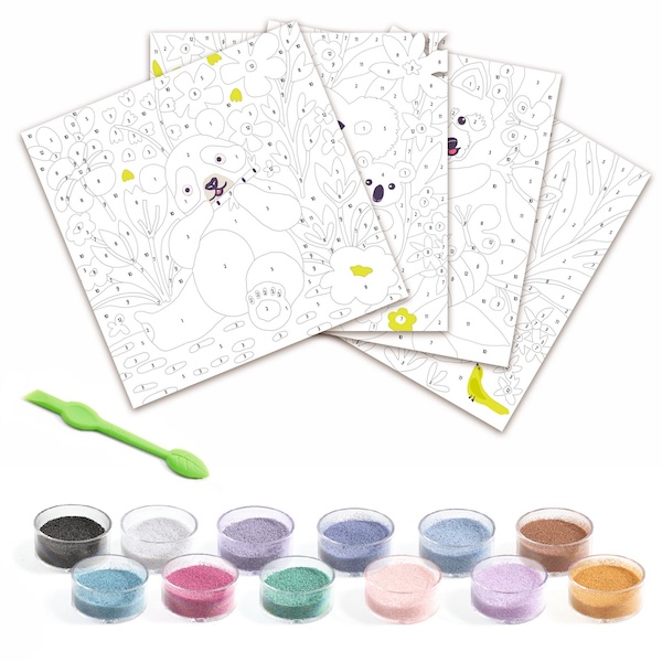 COFFRET SABLES COLORES - PATTES DE VELOURS - DJECO – Image 5