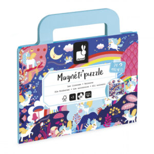 MAGNETI'PUZZLE JANOD : LICORNES - 24 PIECES