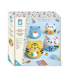 COFFRET CREATIF ANIMAUX EN  PLATRE A DECORER - JANOD