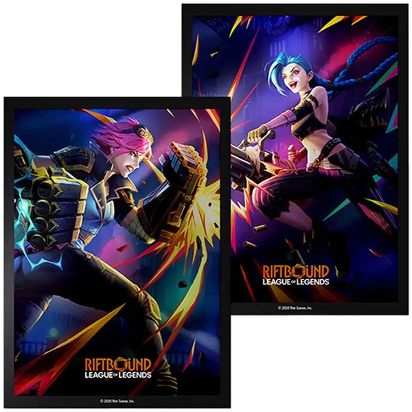 RIFTBOUND- VENDETTA- 100 ART SLEEVES VI JINX-