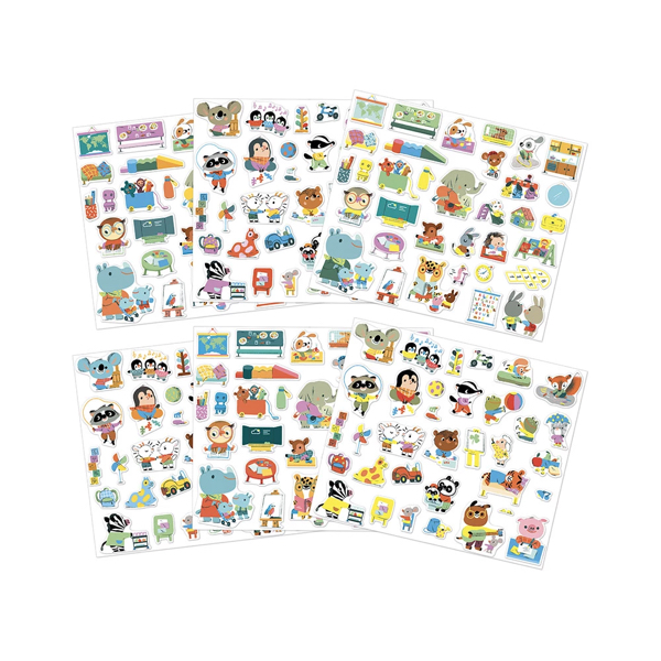 POCHETTE 200 STICKERS LA MATERNELLE - JANOD – Image 3