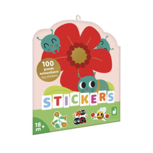 POCHETTE 100 STICKERS PETITES BETES - JANOD
