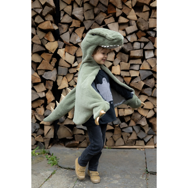 CAPE T-REX VERTE 5/6 ANS - GREAT PRETENDERS – Image 4