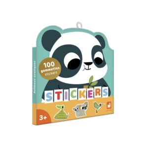 POCHETTE 100 GOMMETTES ANIMAUX EXOTIQUES - JANOD