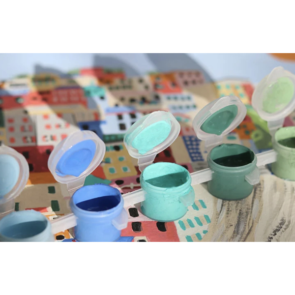 COFFRET PEINTURE AU NUMERO - LES CINQUE TERRE - LA PETITE EPICERIE – Image 3