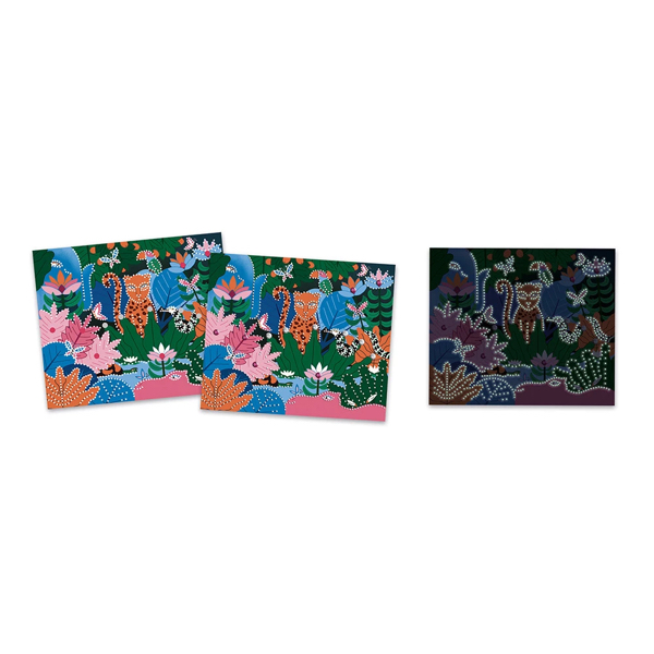 KIT CREATIF - STRASS LA JUNGLE DANS LA NUIT - JANOD – Image 2