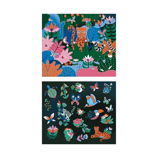 KIT CREATIF - STRASS LA JUNGLE DANS LA NUIT - JANOD – Image 3