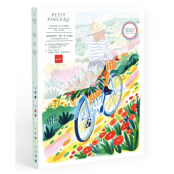 COFFRET PEINTURE AU NUMERO - PROMENADE PRES DE L'OCEAN - LA PETITE EPICERIE