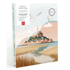 COFFRET PEINTURE AU NUMERO - MONT SAINT MICHEL - LA PETITE EPICERIE