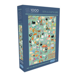 PUZZLE GIBSONS - THE ART FILE : C'EST LA VIE DE CHATS - 1000 PIECES