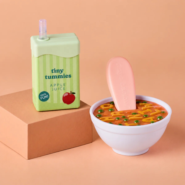 BOL DE SOUPE ET JUS DE POMME - TINY HARLOW