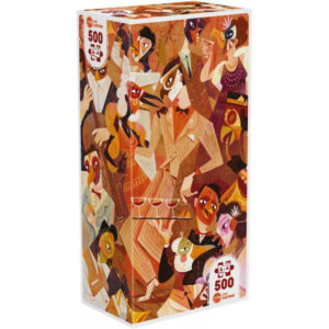 PUZZLE IELLO UNIVERSE - D. GARTMAN : MASQUES DE JAZZ - 500 PIECES