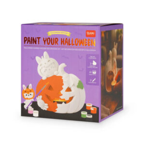 KIT BOUGEOIR CITROUILLE A PEINDRE - HALLOWEEN 2026 - LEGAMI
