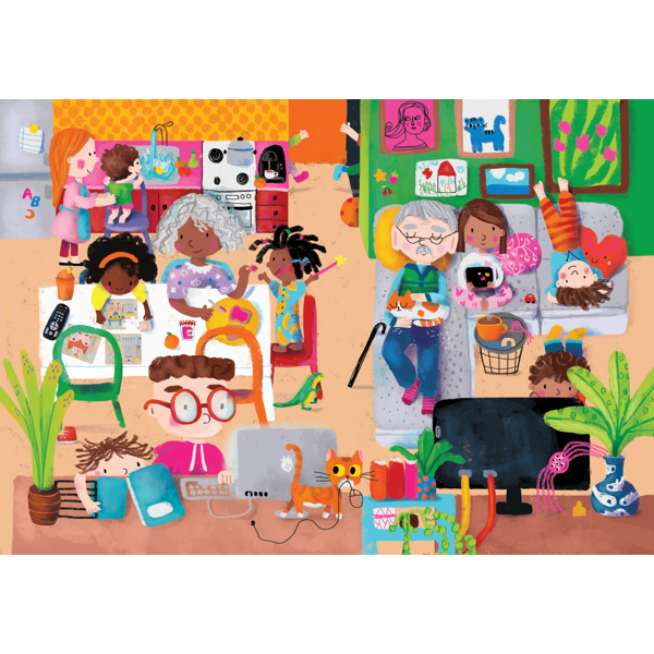 LIVRE PUZZLE BOIS VILAC : LES ACTIVITES - 8 PIECES – Image 4