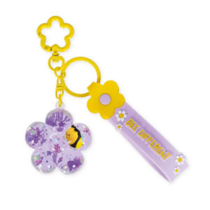 PORTE CLE AVEC LIQUIDE ABEILLE - SHAKE A WISH - LEGAMI