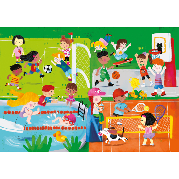LIVRE PUZZLE BOIS VILAC : LES ACTIVITES - 8 PIECES – Image 6