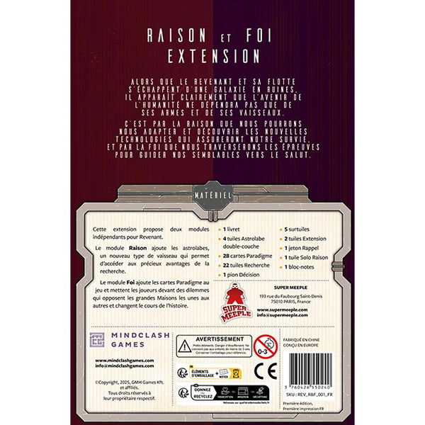 REVENANT – Extension Raison et Foi