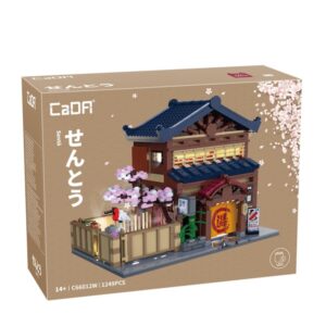 KIT DE CONSTRUCTION CADA - BATIMENT JAPONAIS BAIN - 1249 PIECES