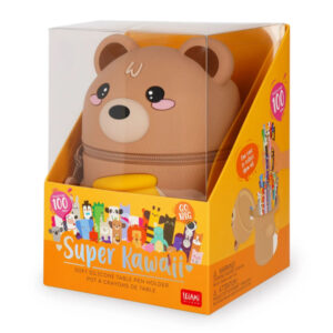 POT A CRAYONS SUPER KAWAII TEDDY BEAR - LEGAMI
