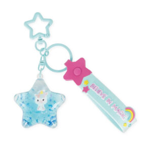 PORTE CLE AVEC LIQUIDE LICORNE - SHAKE A WISH - LEGAMI