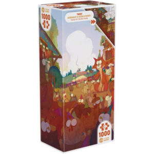 PUZZLE IELLO TWIST - F. MADERY : RENARD COQUIN - 1000 PIECES
