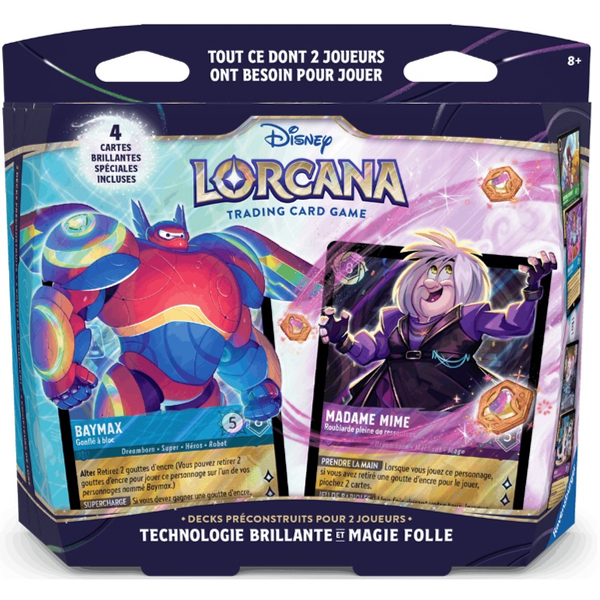 DISNEY LORCANA - HYPERIA CITY - COFFRET DE DÉMARRAGE - BAYMAX : MADAME MIME